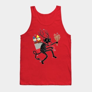 Vintage Old World Krampus Catching Children Tank Top